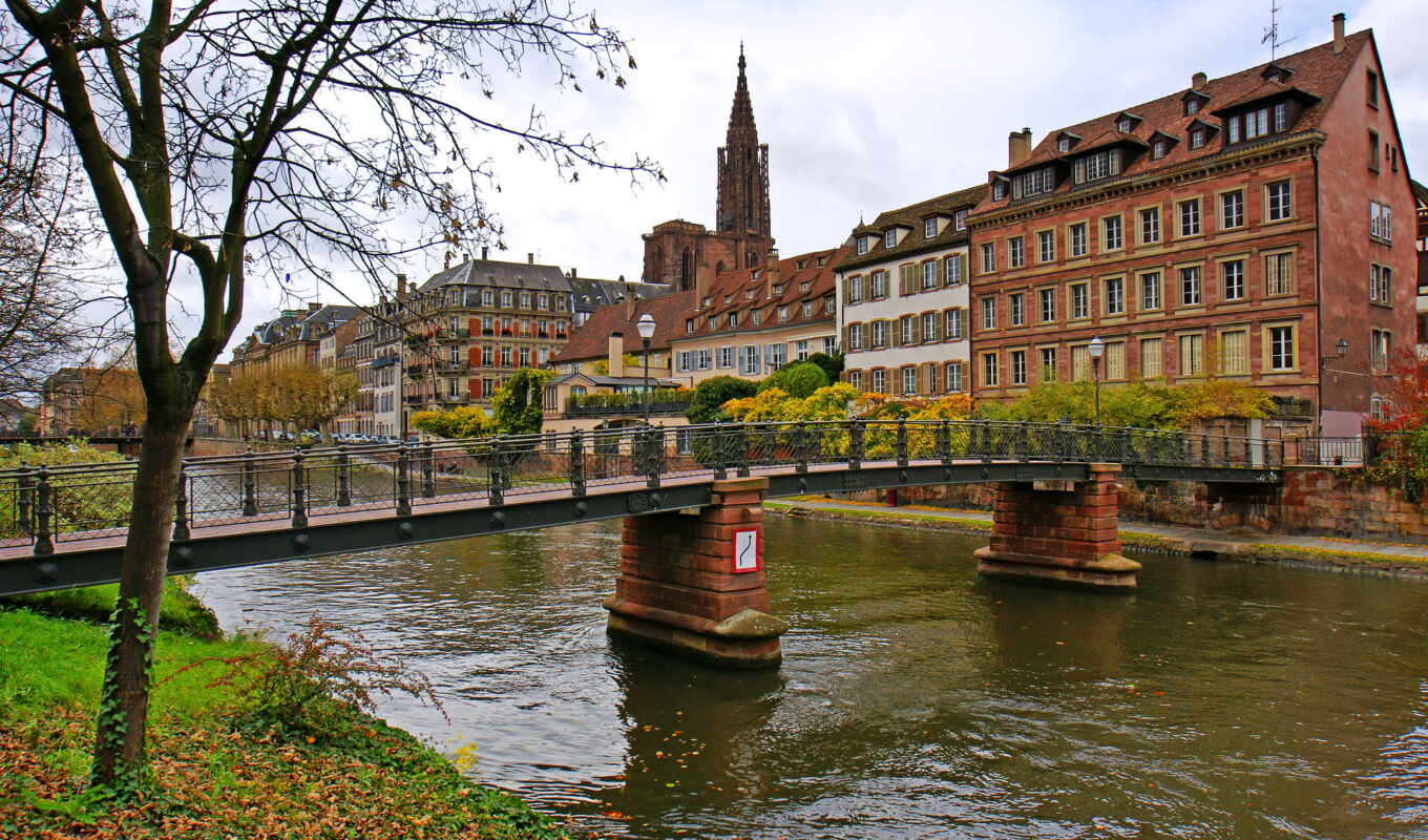 wallpaper, photo, cities, France, strasbourg, alsace, ci